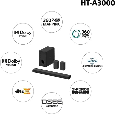 Barra de Sonido Sony HT-A3000