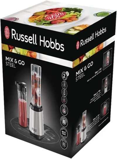 Batidora de vaso portátil Russell Hobbs Mix & Go